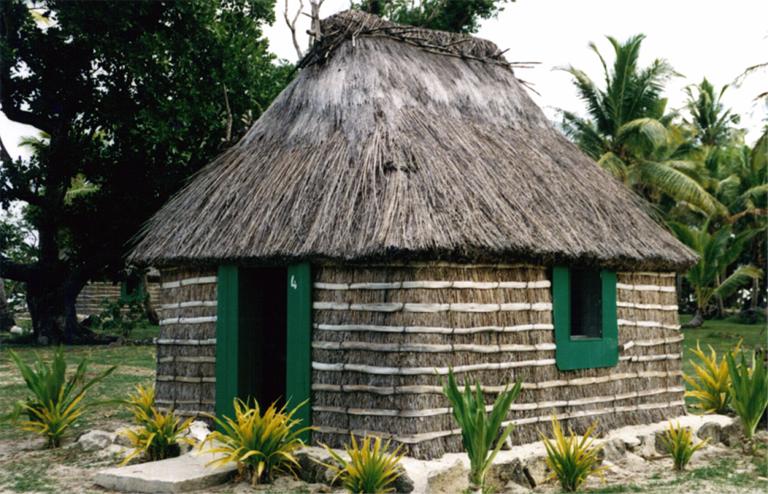 Vores hytte p Davids Place, Tavewa, Fiji