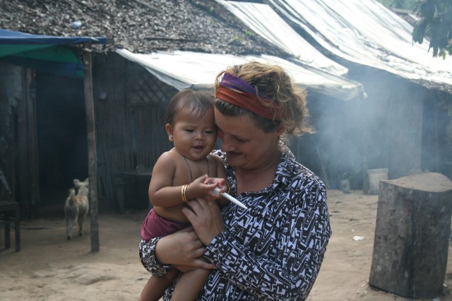 At Phnom Kulen mountain, Cambodia 2007
